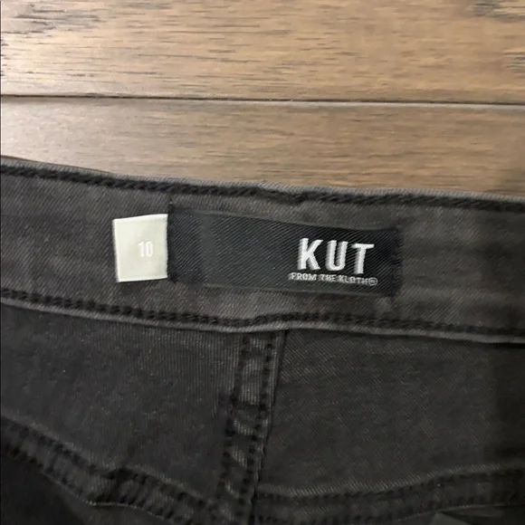 New With Tags Kut From the Kloth Kelsey High Rise Fab Ab Ankle Flare Jeans Sz 10 - Picture 3 of 8